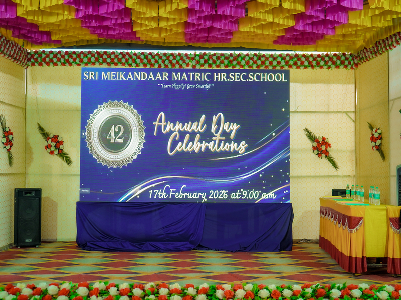 Students performing during Annual Day